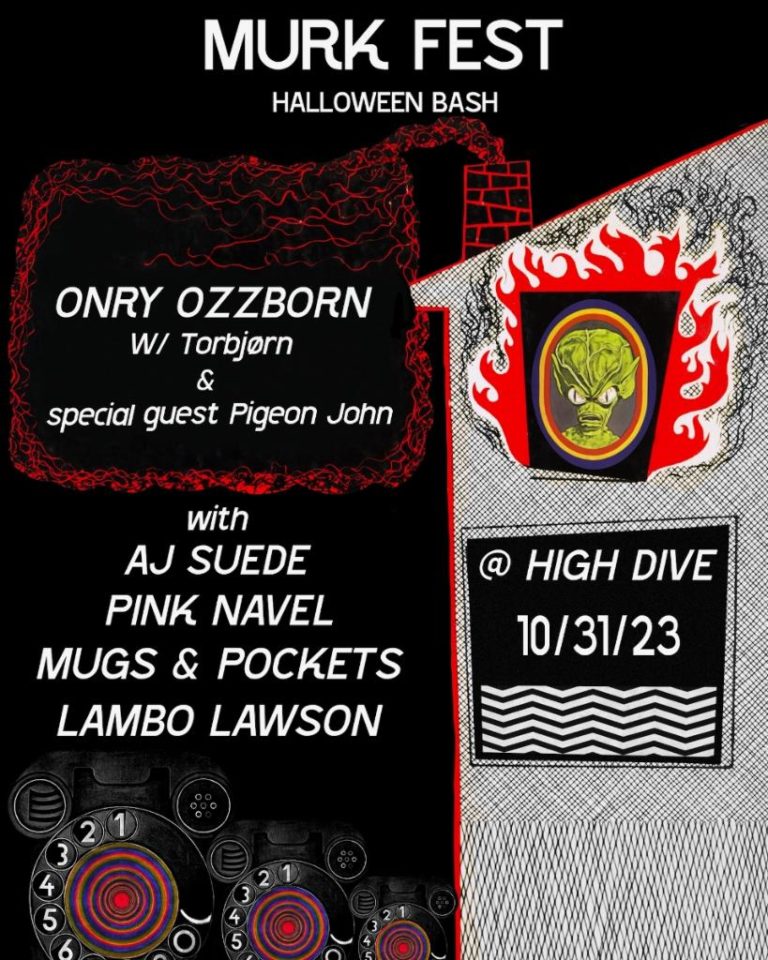 A night of deft and dark lyricism: ONRY OZZBORN w/ Torbjørn & special guest Pigeon John